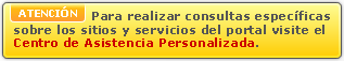 Ir al Centro de Asistencia Personalizada